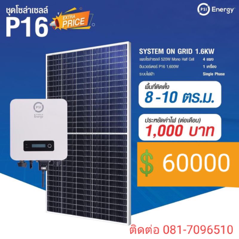 ชุดกล้องโซล่าเซลล์PSI รุ่นP16 | P33 | P50