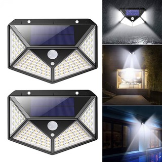 (KF-28）ไฟโซล่าเซลล์ ไฟติดผนัง 100 / 114 LED เซ็นเซอร์ Solar cell light