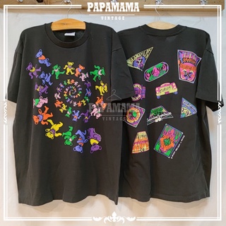 [ GRATEFUL DEAD ]  @1991 GDM หมีวน เสื่อวินเทจ เสื้อวง เสื้อร๊อค papamama vintage shirt