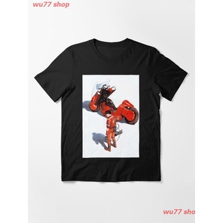 2022 AKIRA Essential T-Shirt เสื้อยืดพิมพ์ลายการ์ตูนมังงะ ดผ้าเด้ง คอกลม cotton ความนิยม discount Unisex