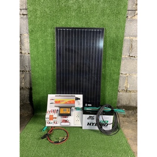 รับประกันสินค้า ชุดนอนนา 3000W 12V แผงโซล่าเซลล์120Ah แบตเตอรี่80Ah ชาร์จเจอร์ 30A พลังงานแสงอาทิตย์ ชุดคอนโทรล