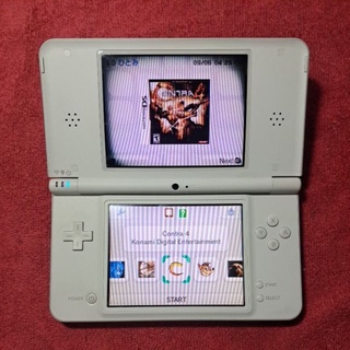 Nintendo dsi ll จอใหญ่ 4399 สีขาว เล่นผ่านเมม 16G