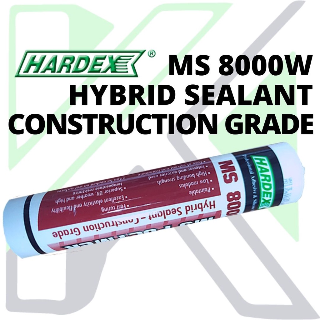 HARDEXHybrid Sealant Construction Grade MS8000W WHITE [Gred Pembinaan Sealant Hibrid Sealant Integon