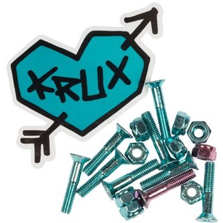 น็อตยึดทรัค Krux - Krome Phillips Hardware พร้อมส่ง ,น็อตสเก็ตบอร์ด Skateboard