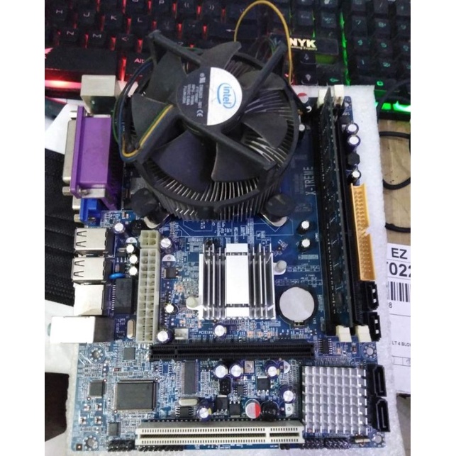 เมนบอร์ด Extreme G41 + Core2quad q6600 + พัดลม intel ดั้งเดิม ไม่มี ram