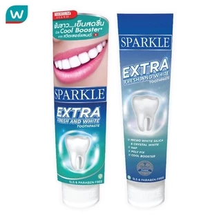 Sparkle สปาร์คเคิล ยาสีฟัน เอ็กซ์ตร้า เฟรช แอนด์ ไวท์ 100 กรัม.
