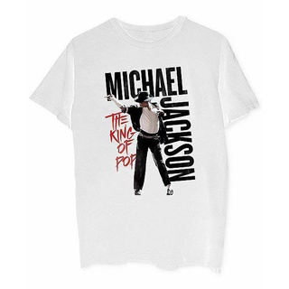 Michael Jackson The King Of Pop - WHITE T-shirt b40Q