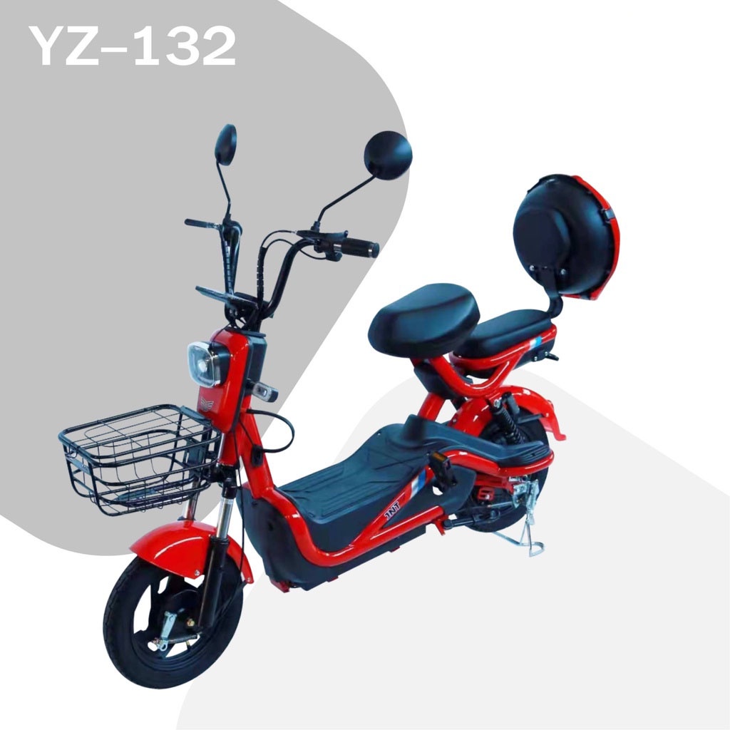 itima56 จักรยานไฟฟ้า รุ่นใหม่ล่าสุด ช่วยประหยัดน้ำมัน มีกล่องใส่ของด้านหลัง รุ่น YZ-132