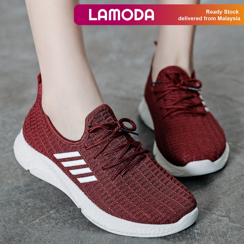 [36-40][Lamoda]RIKA รองเท้าผ้าใบผู้หญิง รองเท้ากีฬา Kasut Perempuan