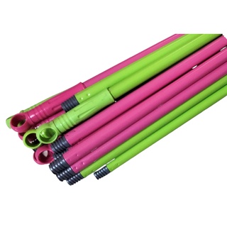 (แพ็คละ 2 ด้าม ) ด้ามเหล็กเคลือบสียาว 1.2 เมตร ขาย 2 ด้าม 70 บาท สวย