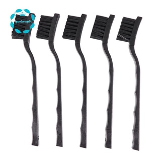 5 Pcs Black Non Slip Handle PCB Rework ESD Anti Static Dust Brush 17cm