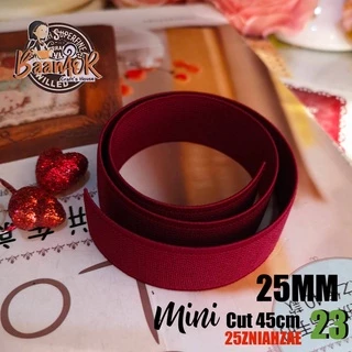 25mm ยางยืดวีนัส ยางยืด ยางยืดเอนกประสงค์ ขนาด 25 มิล x (แบ่งตัดความยาว 45 หรือ 90 cm) Rubber Elastic Braid