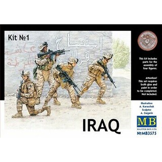 ฟิกเกอร์โมเดล Figure Model 1/35 Master Box MB3575 IRAQ KIT 1