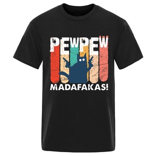 ใหม่ เสื้อยืด พิมพ์ลาย Pew Madafaks Catss อัตราการคืนสินค้าสูงมาก