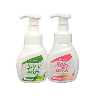 สบู่โฟมล้างมือ SARAYA Silky wash ขนาด 300 มล.