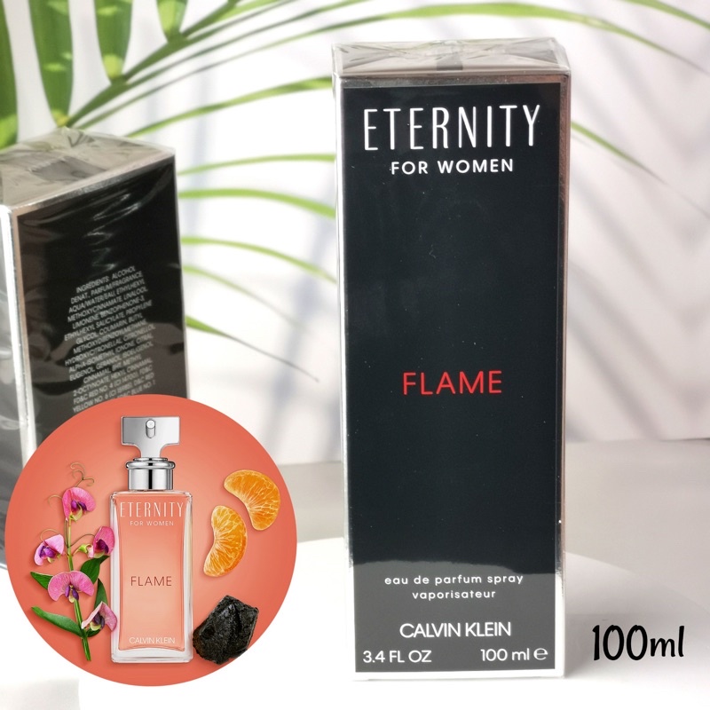 CALVIN KLEIN น้ำหอมสำหรับผู้หญิง Eternity Flame Eau De Parfum 100 มล.
