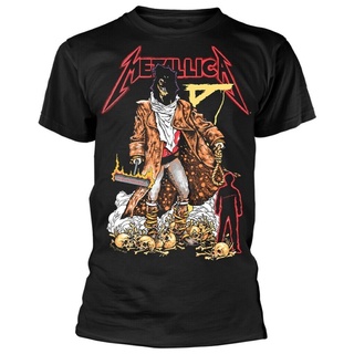 เสื้อยืดคอกลมเสื้อยืด ลาย Metallica The Unforgiven Executioner (สีดํา) Y1N4S-5XL