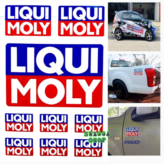 สติกเกอร์ liqui moly ลิควิโมลี่ ใบละ 49 บาท 🔥 สติกเกอร์แต่งรถ