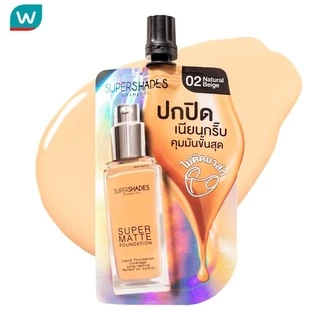 Supershades ซุปเปอร์เฉด ซุปเปอร์ แมท ฟาวเดชั่น 7มล. #02 เนเชอรัล เบจ