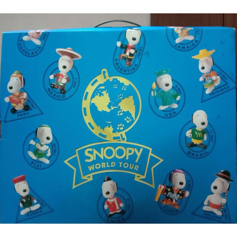 Snoopy World Tour Limited Edition ครบชุด โดย McDonald's