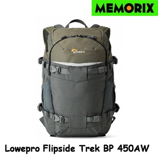 ถูกที่สุด ของแท้ Original LOWEPRO FLIPSIDE TREK BP 450 AW  (GREY / DARK GREEN)