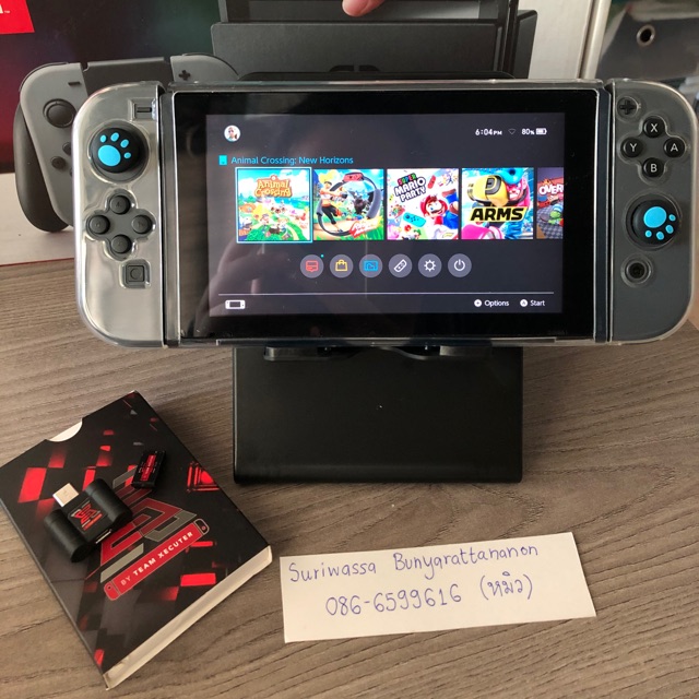 ❌❌ขายแล้วค่ะ❌❌Nintendo Switch Jailbreak แปลง 2 ระบบ SX PRO 2.9.5 และ atmos 0.12.0