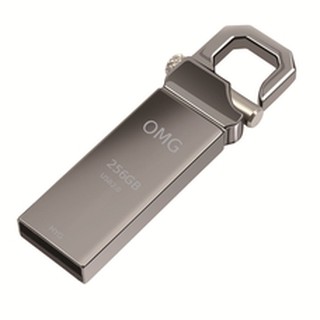 OMG Flash Drive 256Gb USB 2.0 Clip Lock High Speed – Silver