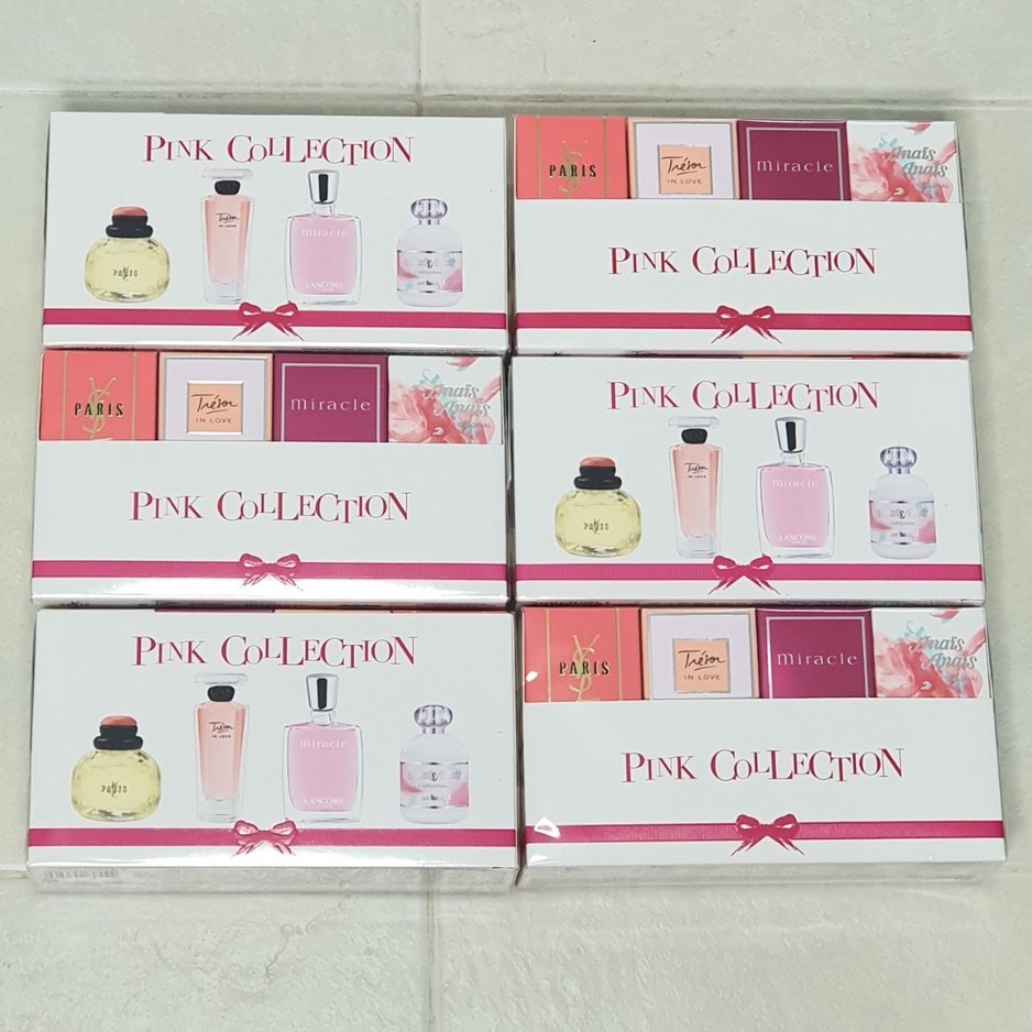 น้ำหอม Set Pink Collection Floral Travel Set 4 ชิ้น LANCOME YSL ...