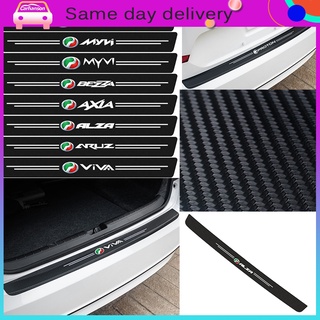 Carhanson แผ่นคาร์บอนไฟเบอร์ ป้องกันชนหลัง สําหรับ Perodua Axia Ativa Myvi Viva Alza Aruz Bezza Rusa