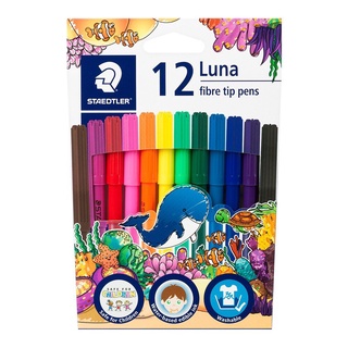 ปากกาเมจิก Staedtler Luna ชุด 12 สี(4007817327005)