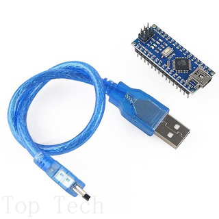 mini nano v 3 . 0 atmega328 โมดูลอิเล็กทรอนิกส์ ide และสายเคเบิ้ล usb สําหรับ arduino diy