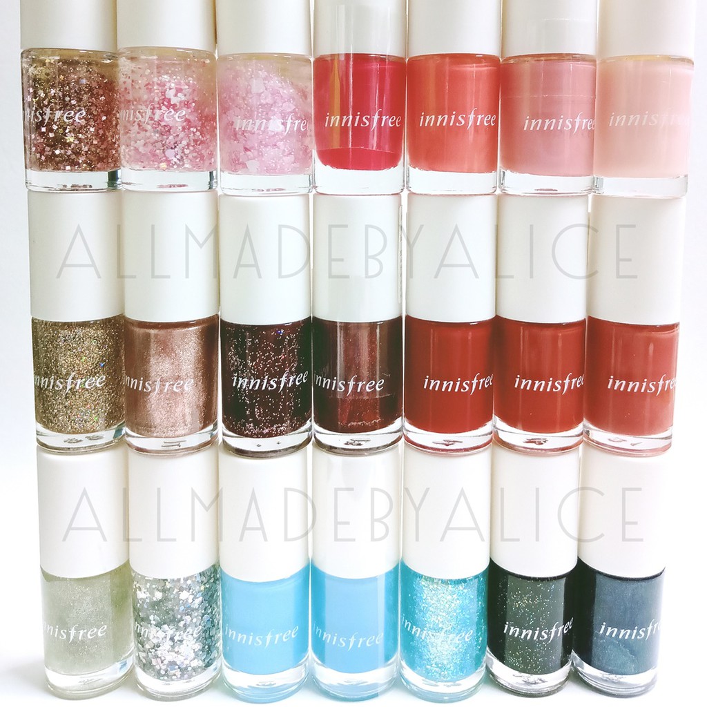 รุ่นใหม่ 2024 พร้อมส่ง innisfree real color nail