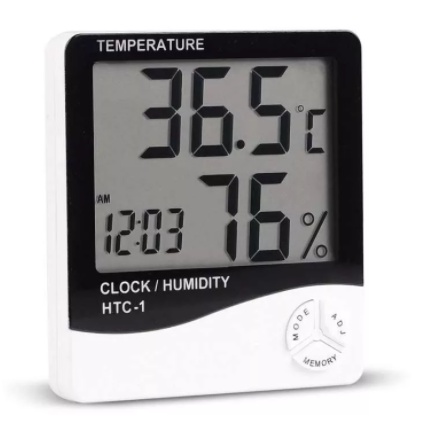 MeeGoo  TH1 Thermometer & Hydrometer นาฬิกาอุณหภูมิ เครื่องวัดอุณหภูมิและความชื้น ที่วัดอุณหภูมิ และ ความชื้น