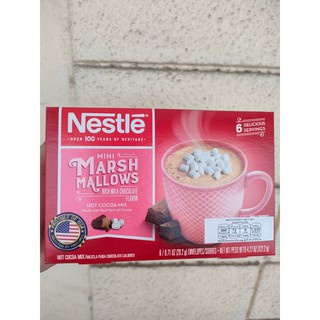 Nestle Mini Marshmallows Hot Cocoa Mix โกโก้ร้อน จาก U.S.A. ☕เนสท์เล่ มินิ มาร์ชแมลโลว์ 1 กล่อง มี 6 ซอง พร้อมส่ง☕