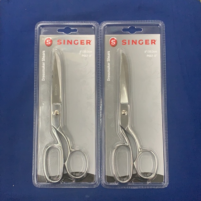 กรรไกรซิงเกอร์(ของแท้ 100%) Singer Scissors รุ่นคมกริบ ขนาด 8 นิ้ว (ตัดผ้า) เหมาะกับผู้ประกอบอาชีพ (