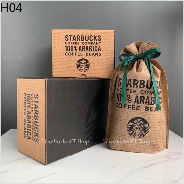 Packaging กล่อง และ ถุง สตาร์บัคส์ ของแท้ เหมาะสำหรับให้เป็นของขวัญ