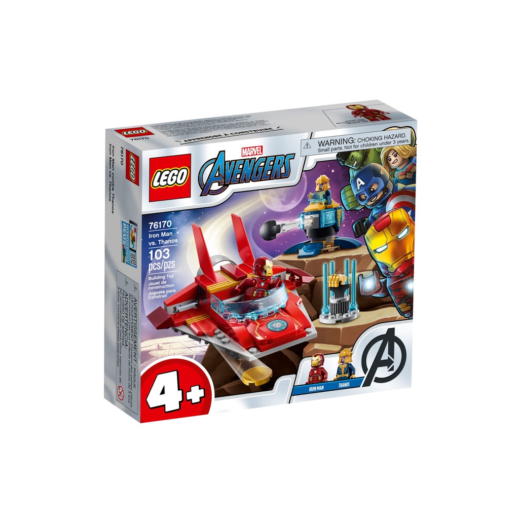 Lego Marvel Avengers Ironman Vs Thanos 76170