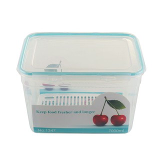 กล่องอาหารเหลี่ยม SAFE&amp;LOCK NEW1341 3.4 ลิตร  FOOD CONTAINER PP SQUARE SAFE&amp;LOCK 1341