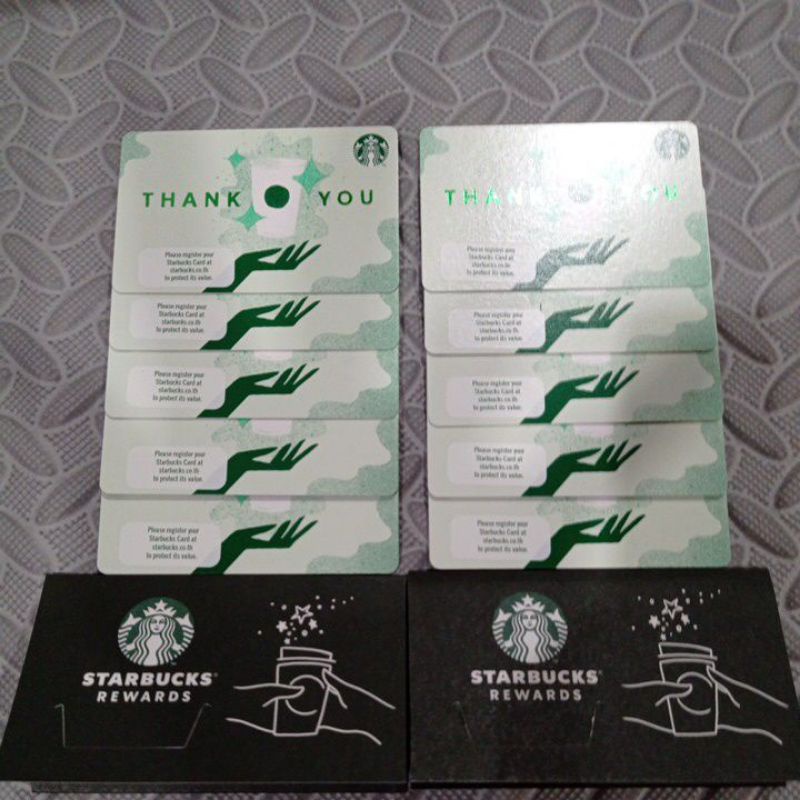 🛵จัดส่งฟรี ส่งบัตรจริง Starbucks บัตรสตาร์บัคส์  มูลค่า 500/1000 บาท