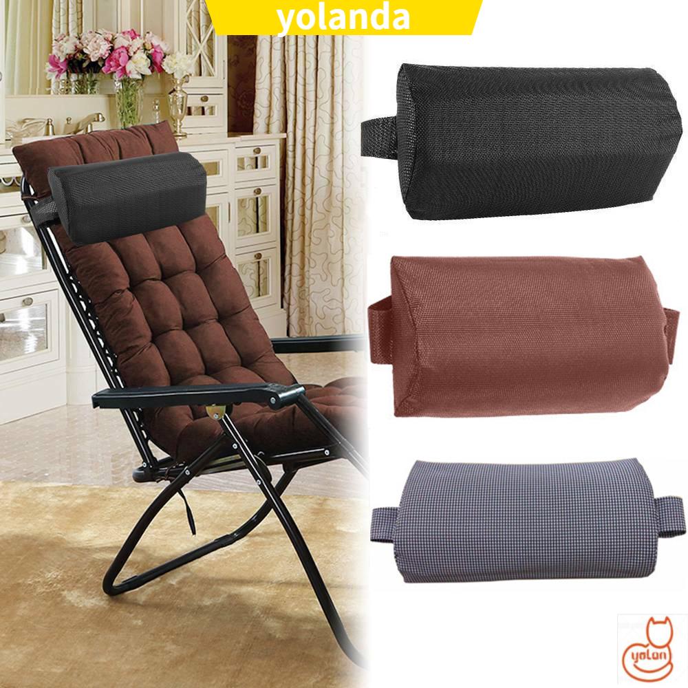 Diplatory หมอนแฟชั่นเก้าอี้สบาย Headrest Nap หมอนรองคอเบาะรองนั่งขนาดใหญ่Bounce Soft Sun Loungerหมอน/Multicolor