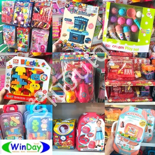 *พร้อมส่ง* ของเล่น เด็กหญิง ชุด1 แคชเชียร์ ตุ๊กตา โพนี ตู้กดน้ำ ตัวต่อ ชุดครัว โทรศัพท์ ไอศครีม ของเล่นแผง เสริมพัฒนาการ