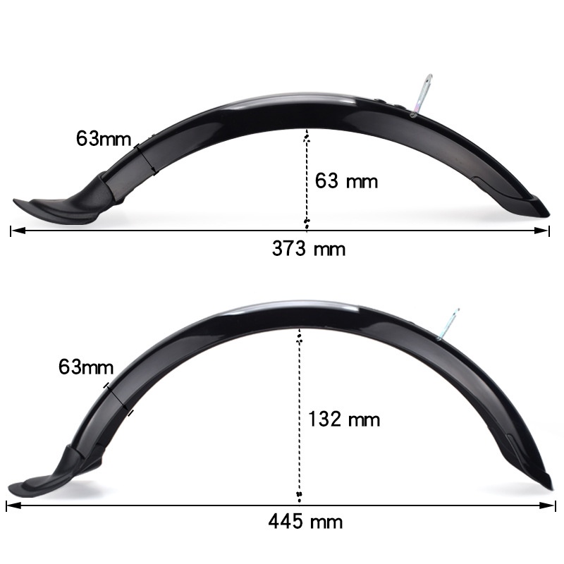 Bicycle Fender All-Inclusive Bike Mudguard Bicycle Accessories for 14 ...