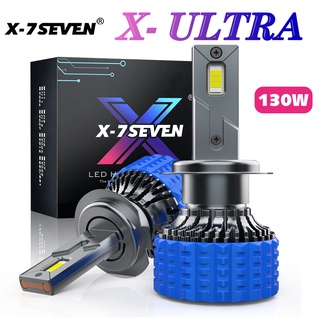 หลอดไฟหน้า LED X-7SEVEN X-Apollo ULTRA 130W 6500K 9004 9005 9006 9007 9012 H1 H4 H7 H11 H13 1 คู่