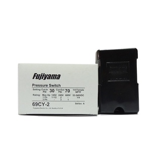 Auto Pressure Air Switch สวิตซ์แรงดัน สวิตซ์จ่ายลมดัน FUJIYAMA Brand สำหรับปั้มลมทุกยี่ห้อ