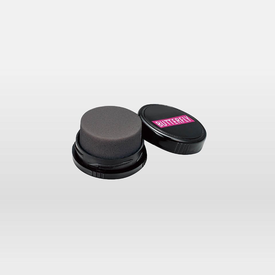 น้ำยาเช็ดยางปิงปอง BUTTERFLY SLIM CLEAN 50ml กับฟองน้ำตลับ CLEAN CARE ของแท้ 100%