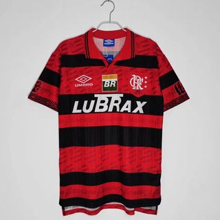 เสื้อกีฬาแขนสั้น ลายทีมชาติฟุตบอล flamengo 1995 flamengo AAA แห้งเร็ว ไซซ์ S-XXL