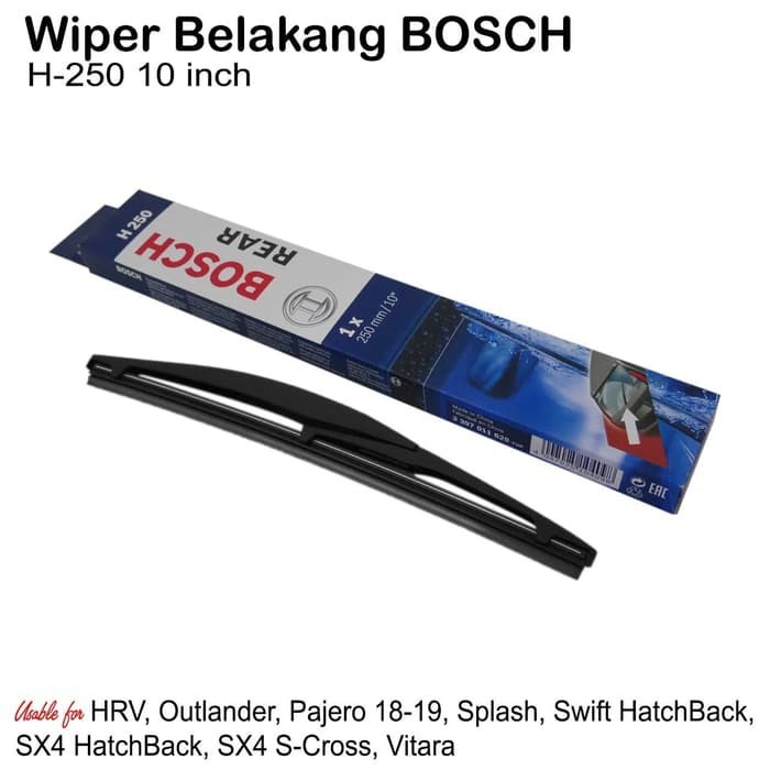 ด้านหลัง WIPER REAR WINDOW CLEANER WIPER BOSCH REAR H250 10INC WIPER