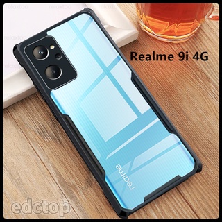 Realmi 9i Case Soft TPU Frame Protect Fundas For Realme 9i Realme9i 4G Clear Acrylic Heavy Duty Shockproof Armor Coque