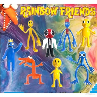 Yb2 โมเดลฟิกเกอร์ Roblox Rainbow Friends สีฟ้า เหลือง แดง ส้ม ของเล่น ของขวัญ สําหรับเด็ก ตกแต่งบ้าน 8 ชิ้น BY2