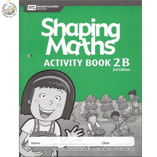 Global Education หนังสือแบบฝึกหัดคณิตศาสตร์ ป.2 Shaping Maths Act.Bk. 2B (3E) NEW